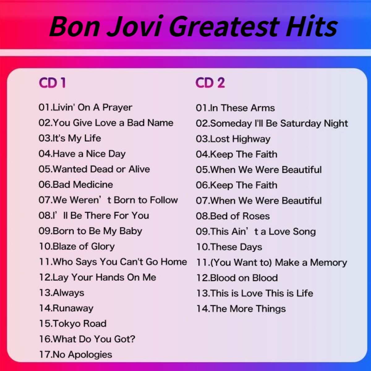 Bon Jovi Greatest Hits The Ult – обзор и цена Audio Music Only